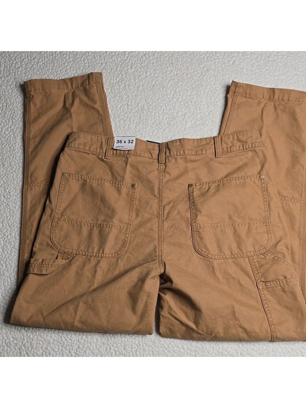 1329 NWT Alpine Design Men's Utility Pant Brown Khaki 36x32 - Picture 8 of 8